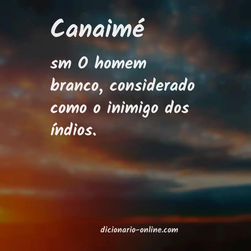 Significado de canaimé