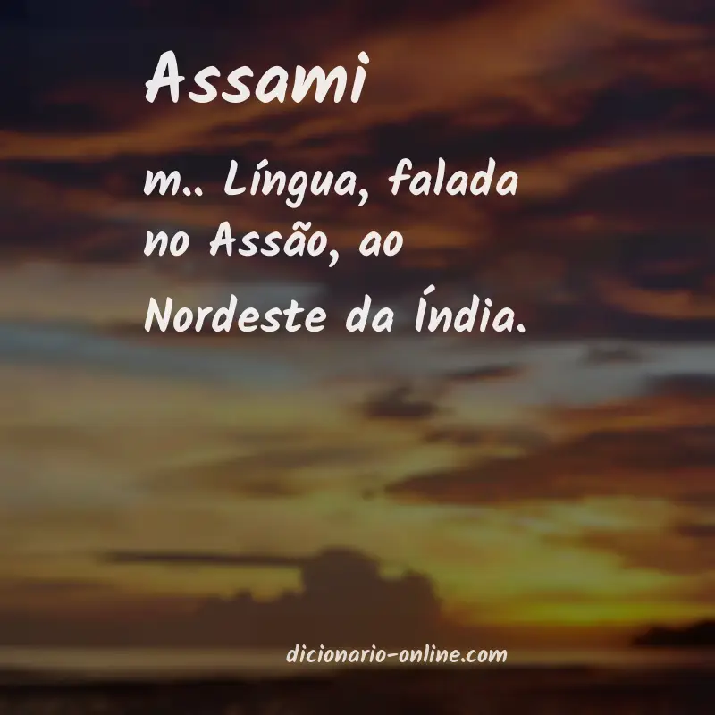 Significado de assami