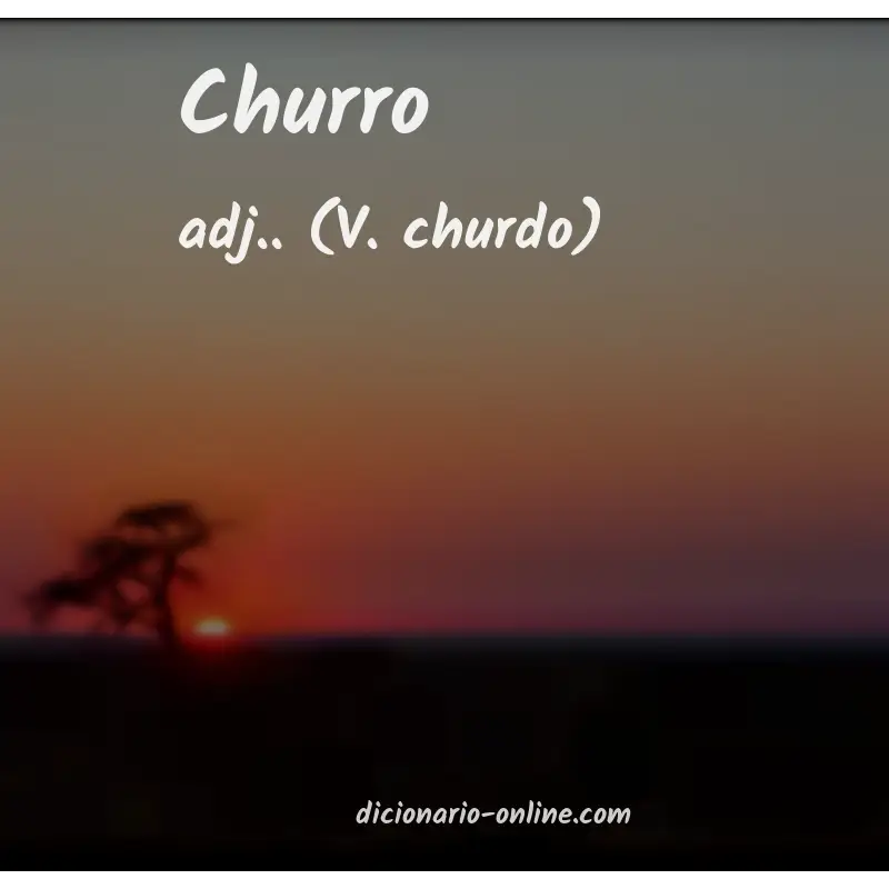 Significado de churro