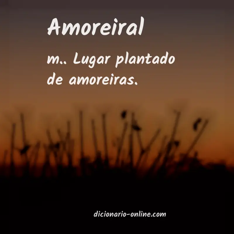 Significado de amoreiral