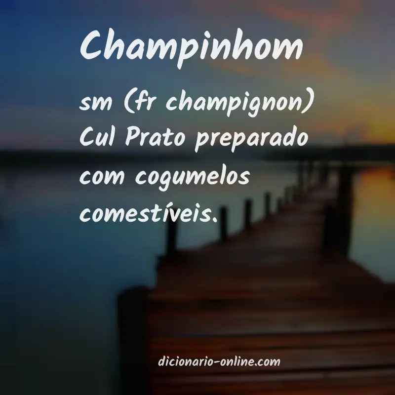 Significado de champinhom