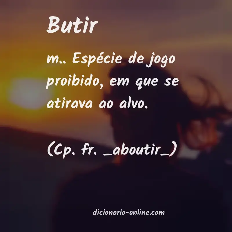 Significado de butir