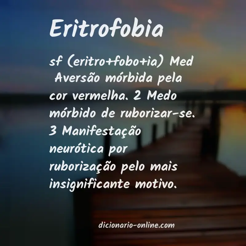 Significado de eritrofobia