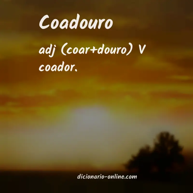 Significado de coadouro