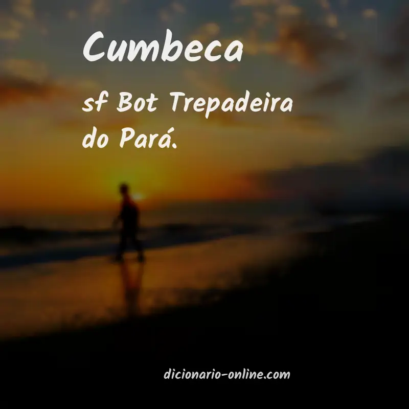 Significado de cumbeca