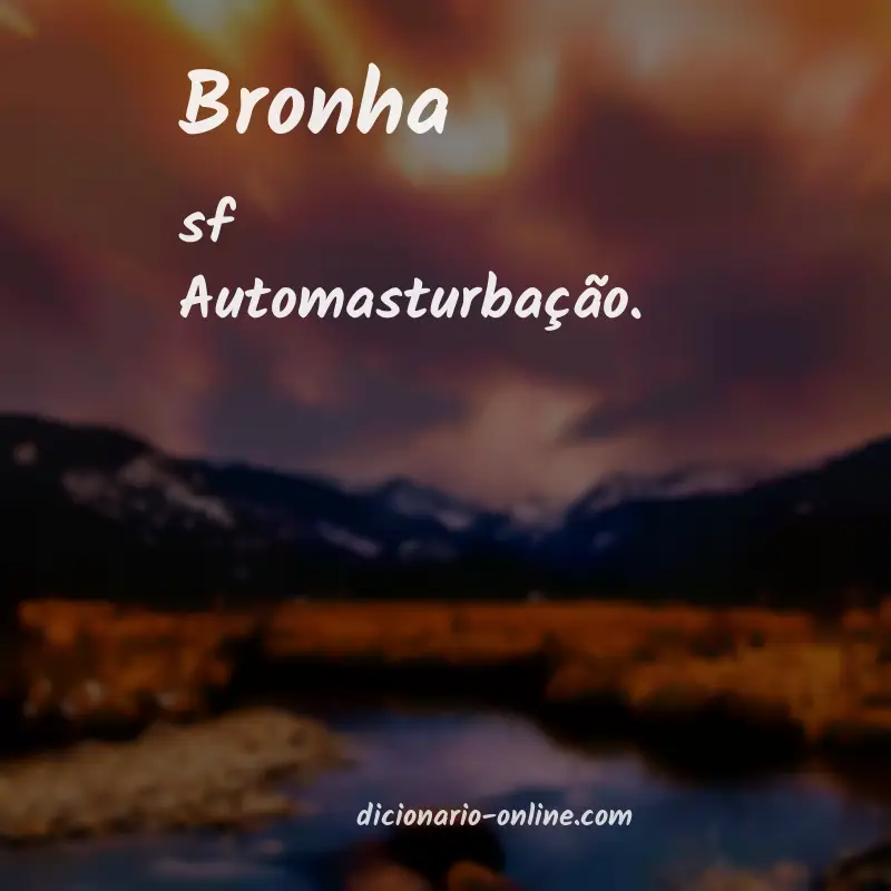 Significado de bronha