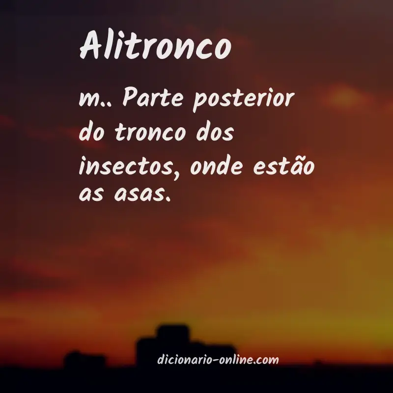 Significado de alitronco