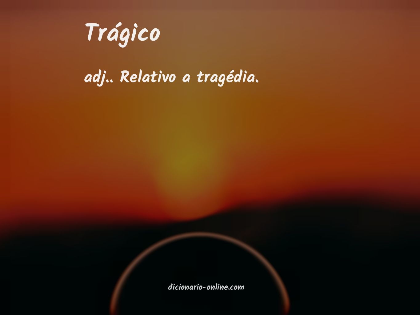 Significado de trágico