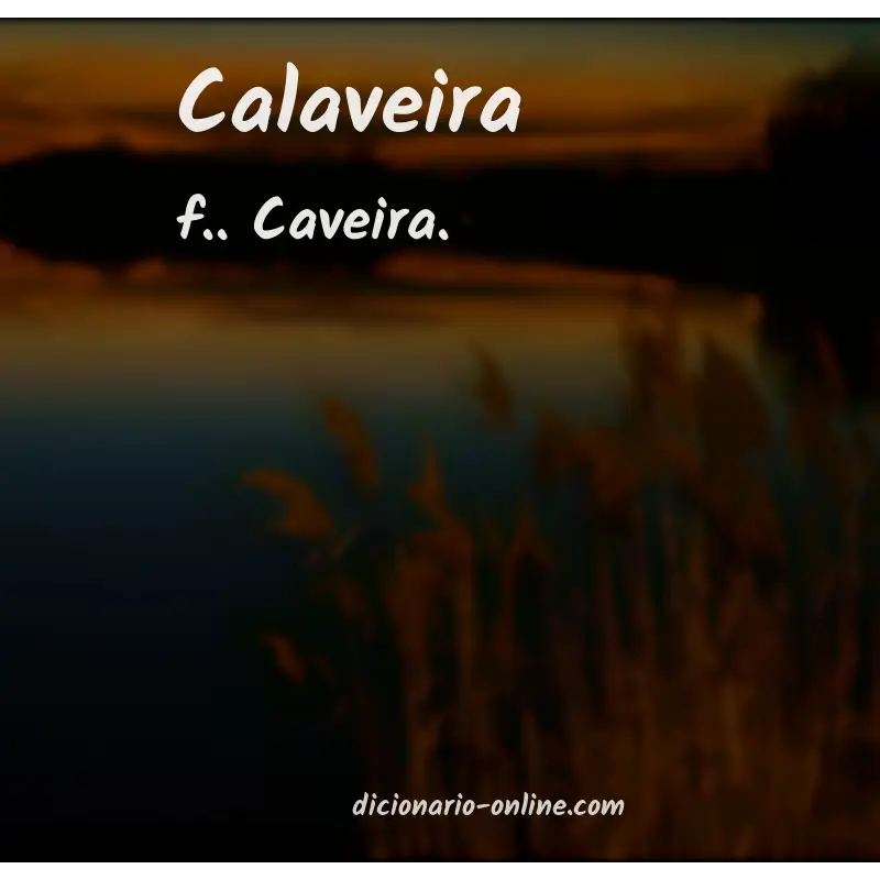 Significado de calaveira