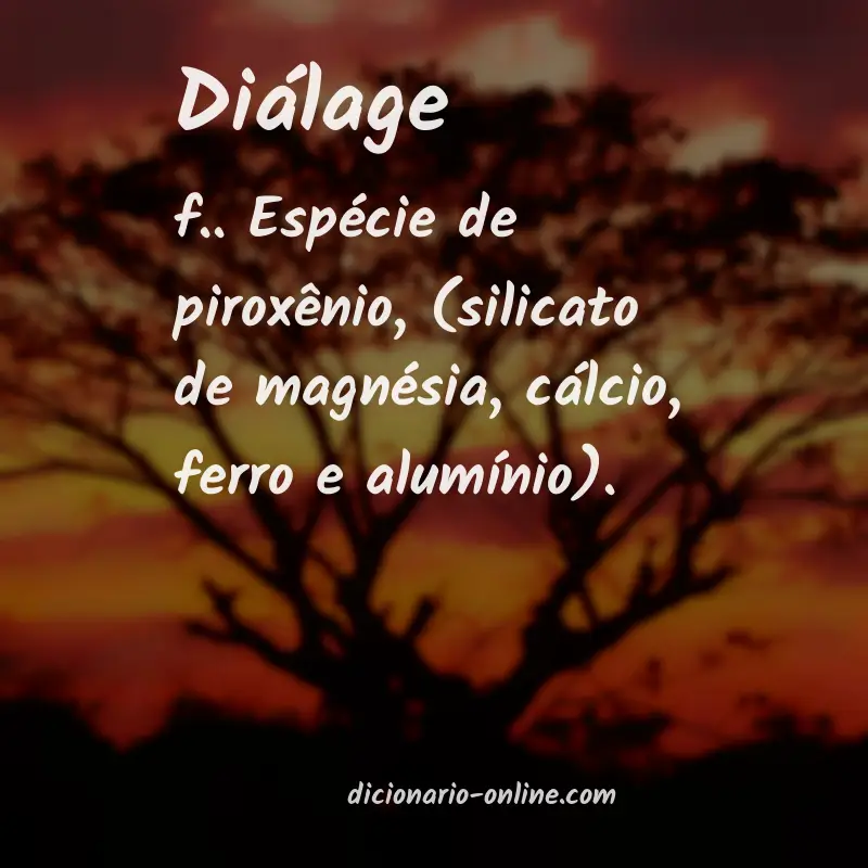 Significado de diálage