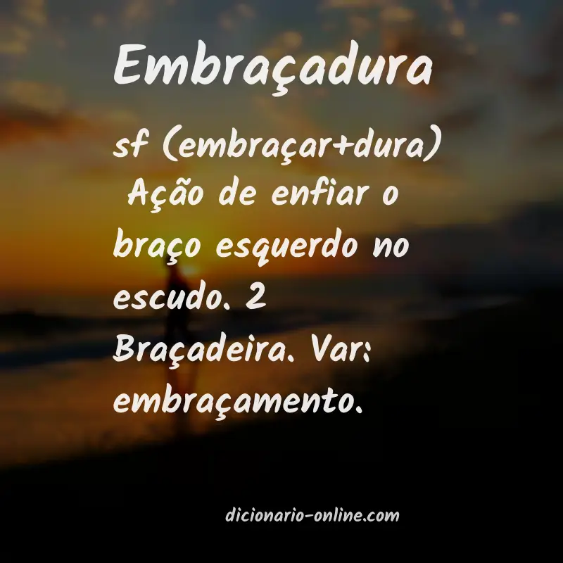 Significado de embraçadura