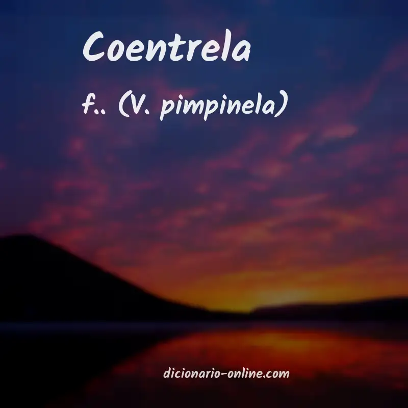 Significado de coentrela