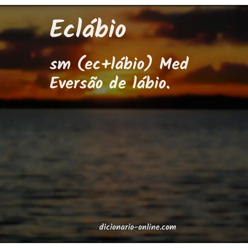 Significado de eclábio