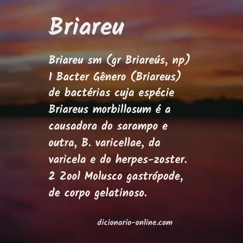 Significado de briareu