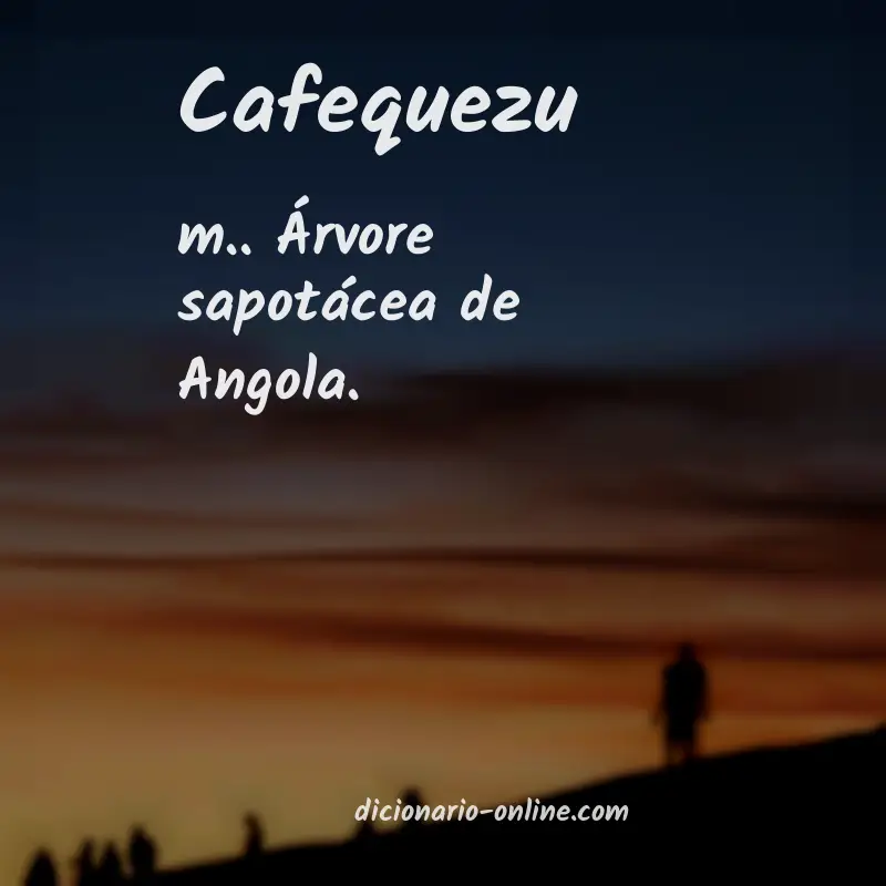 Significado de cafequezu