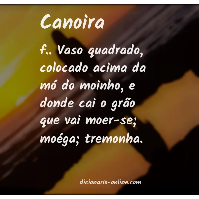 Significado de canoira