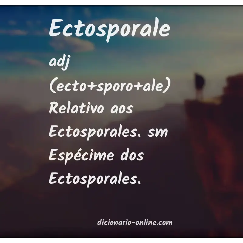 Significado de ectosporale