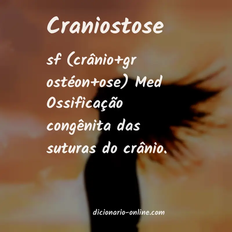 Significado de craniostose