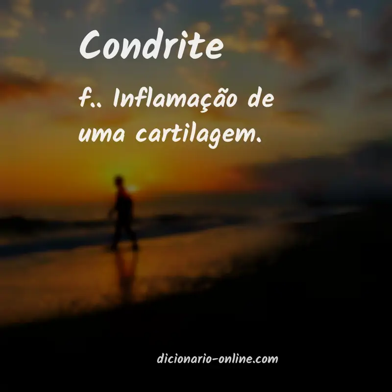 Significado de condrite