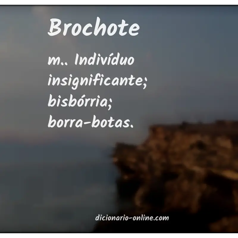 Significado de brochote