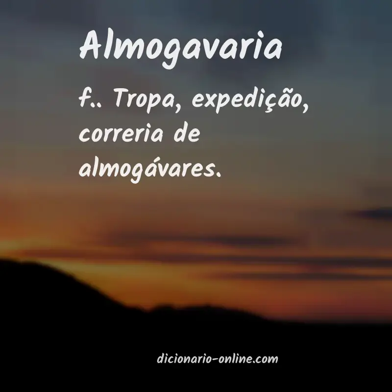 Significado de almogavaria