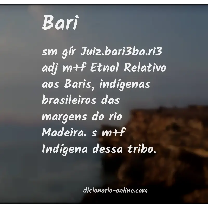 Significado de bari