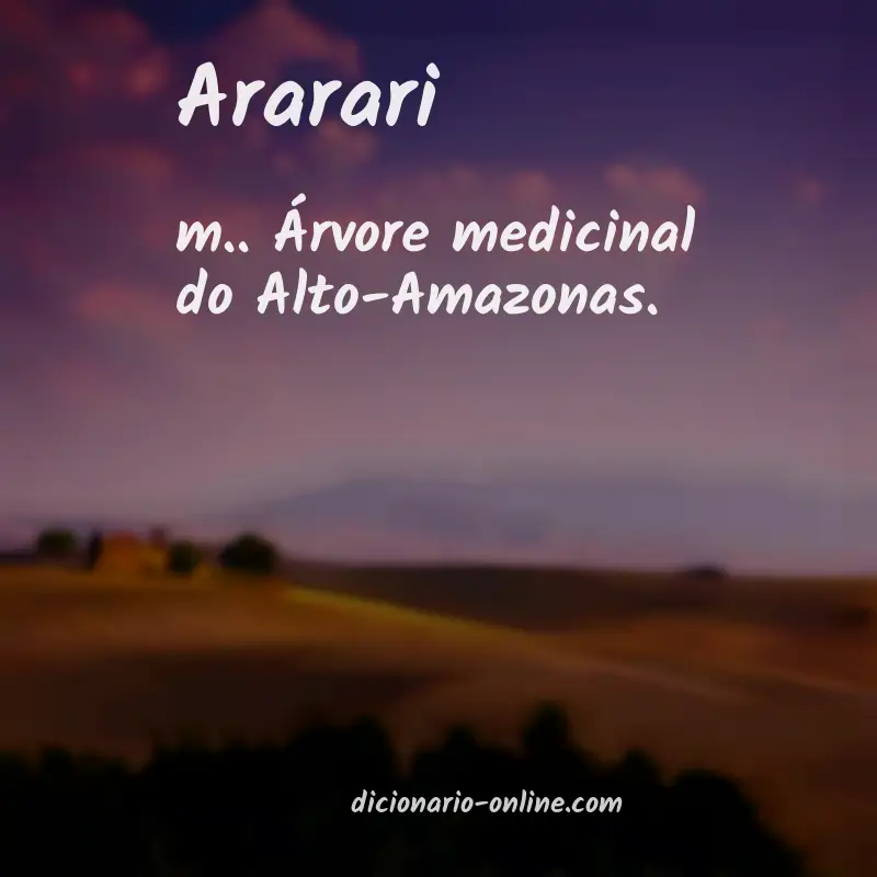 Significado de ararari