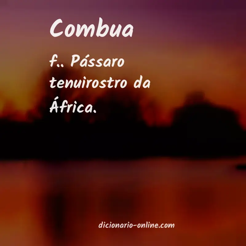 Significado de combua