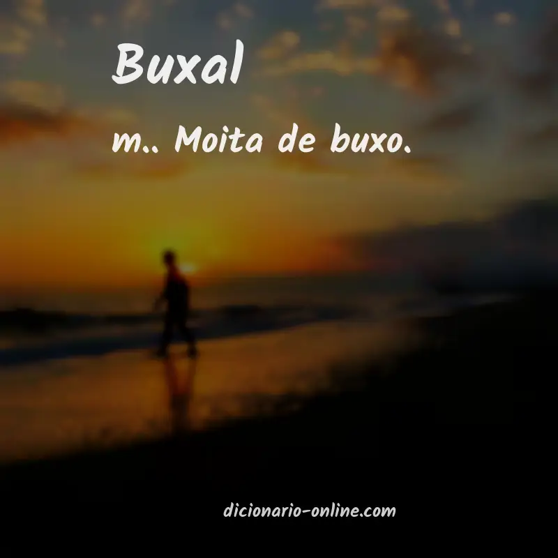 Significado de buxal