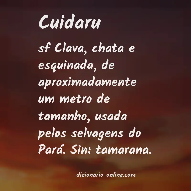 Significado de cuidaru