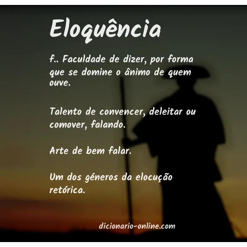Significado de eloquência