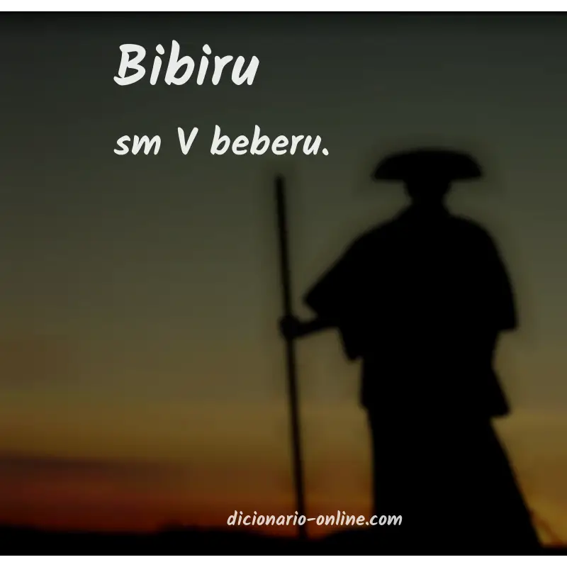 Significado de bibiru