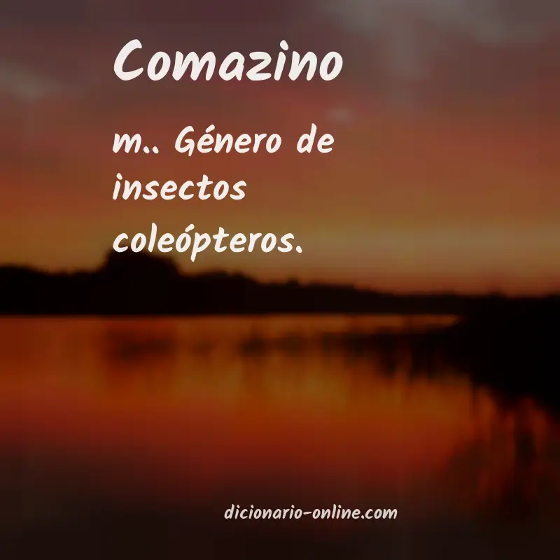Significado de comazino