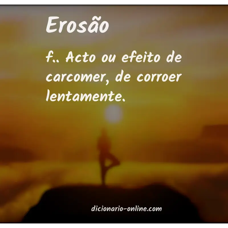 Significado de erosão