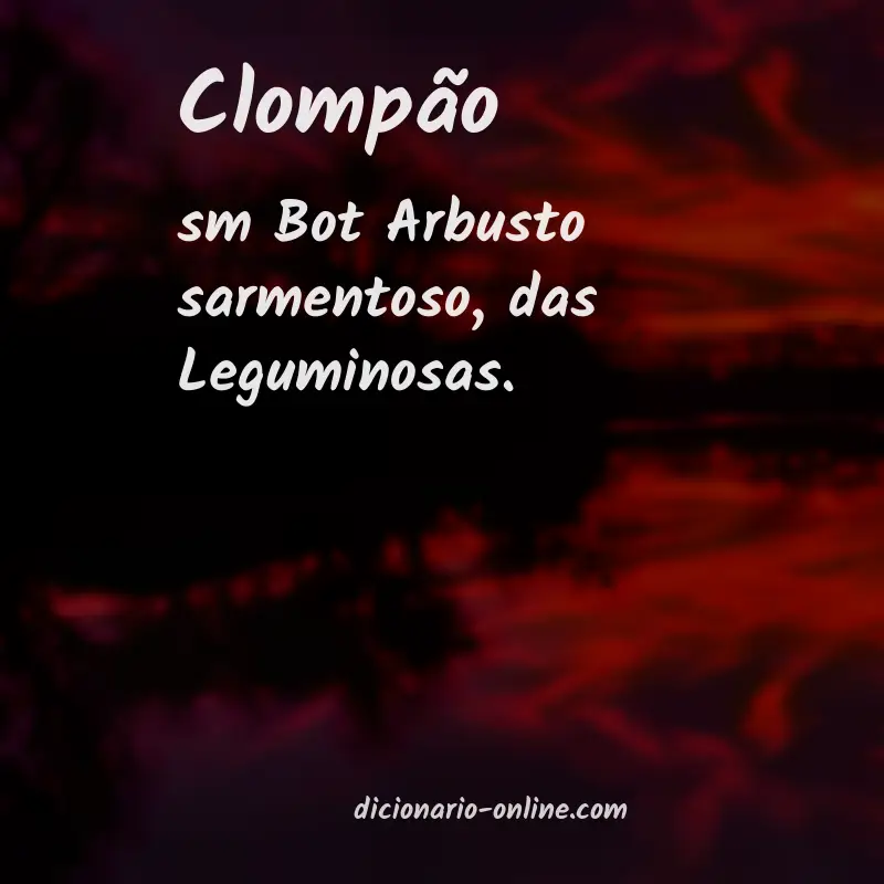 Significado de clompão