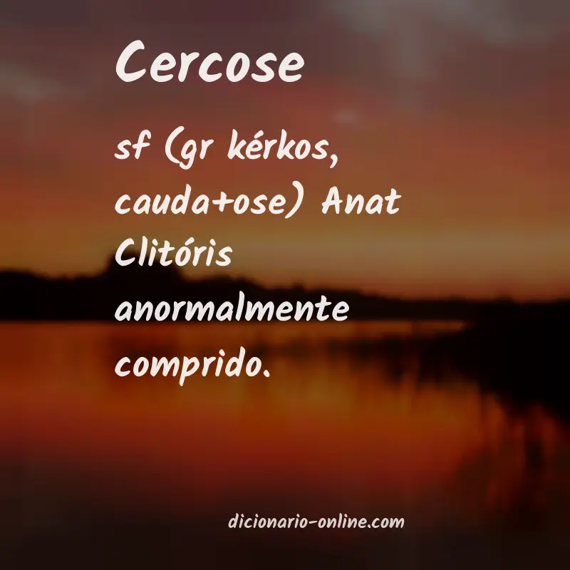 Significado de cercose
