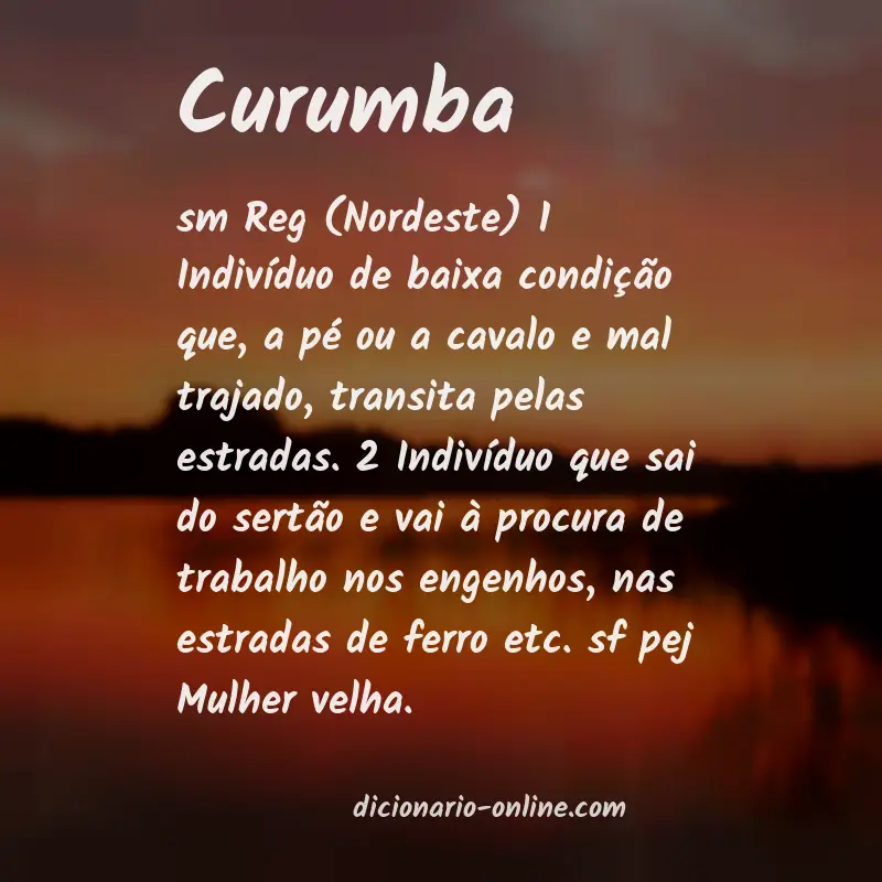 Significado de curumba