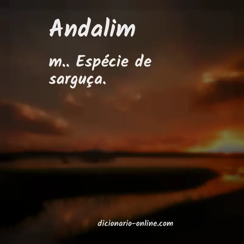 Significado de andalim