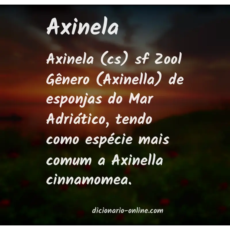 Significado de axinela