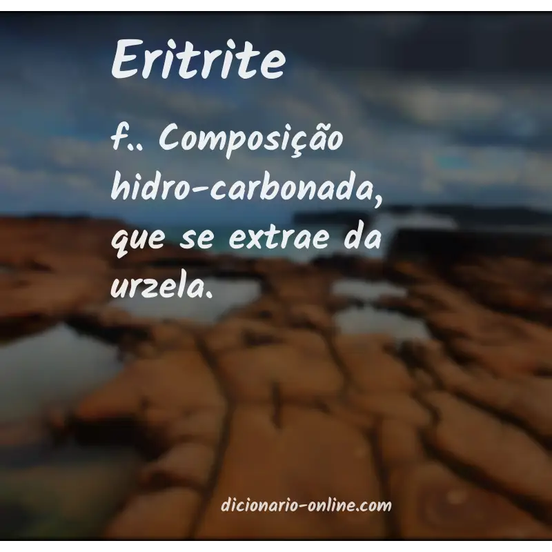 Significado de eritrite
