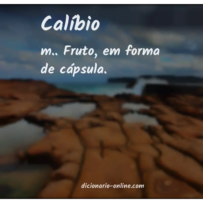 Significado de calíbio