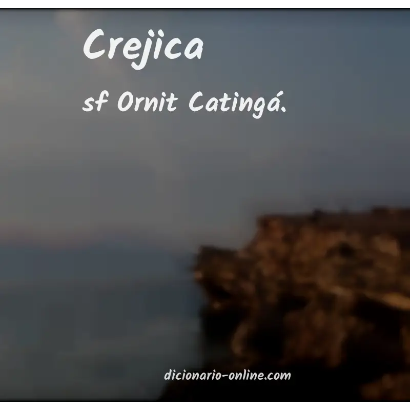 Significado de crejica