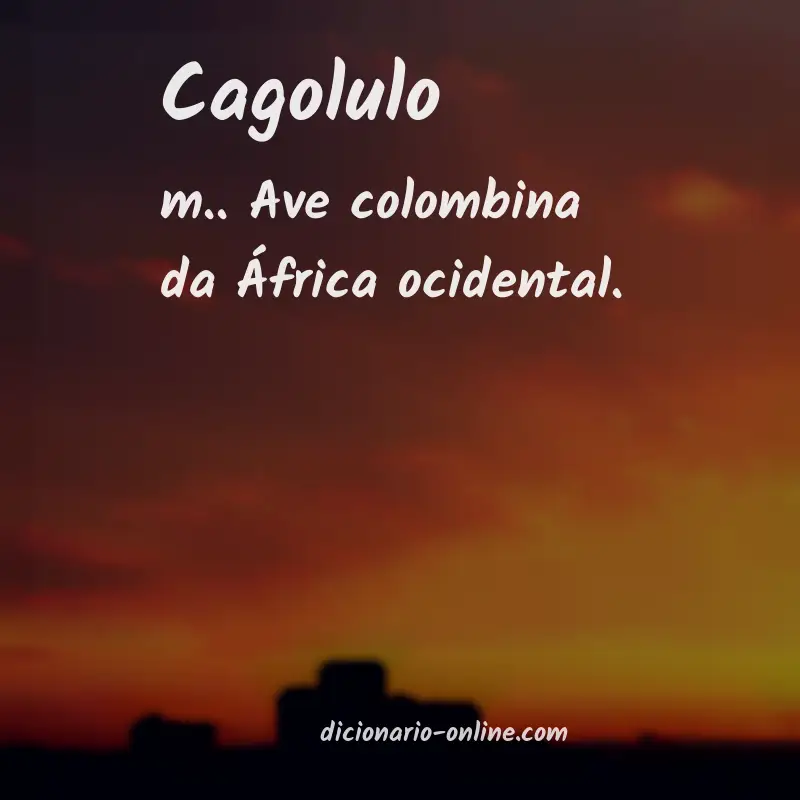 Significado de cagolulo