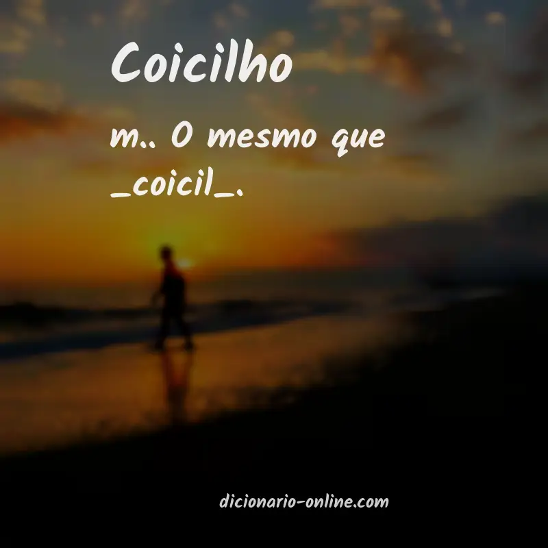 Significado de coicilho