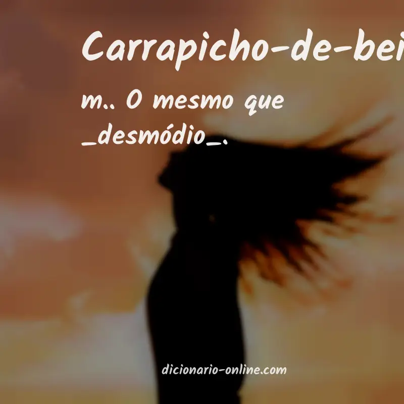 Significado de carrapicho-de-beiço-de-boi