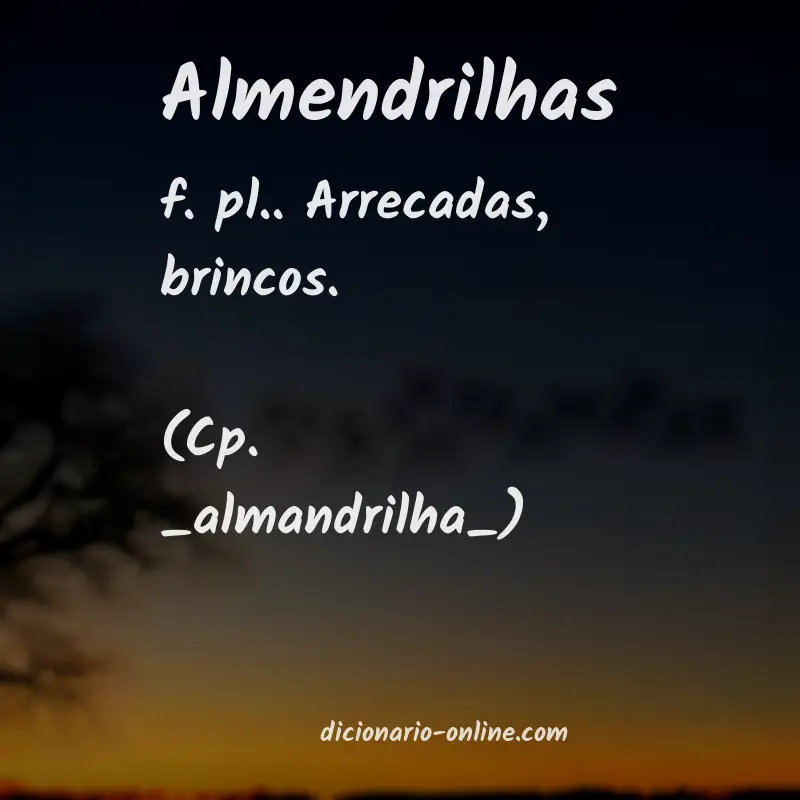 Significado de almendrilhas