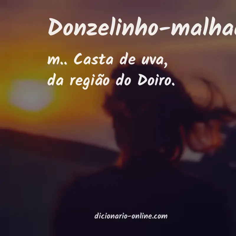 Significado de donzelinho-malhado