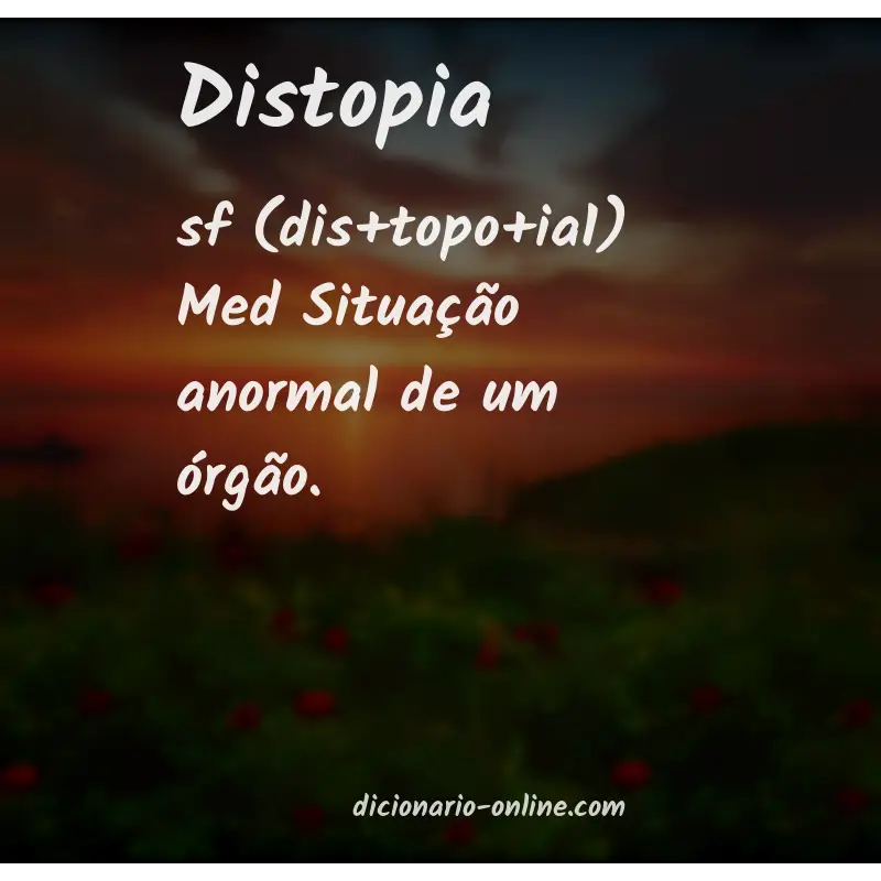 Significado de distopia