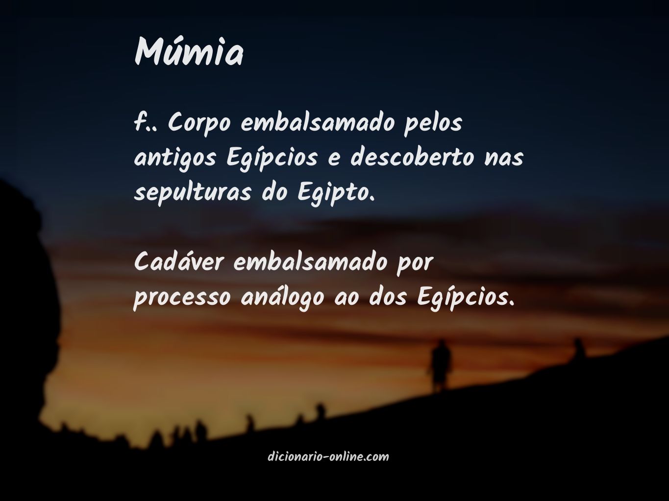 Significado de múmia