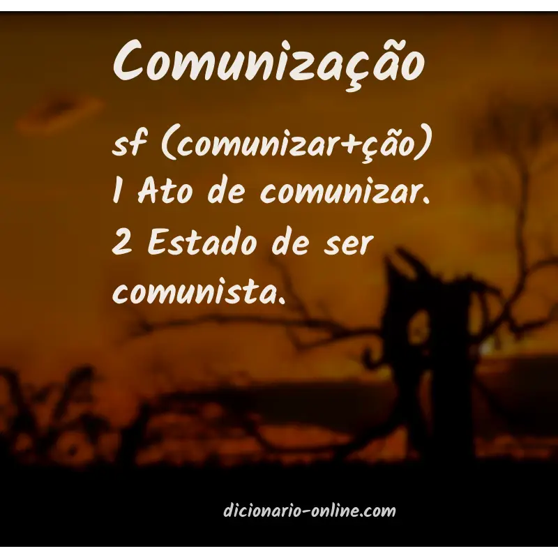Significado de comunização